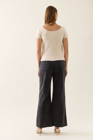 Isle of Mine Adele Knit Tshirt Lotus