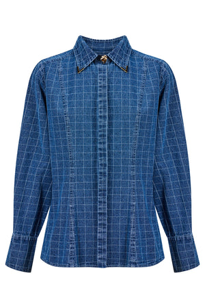 Isle Of Mine Sloane Denim Shirt Check