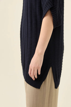 Isle Of Mine Sadie Knit Top Navy