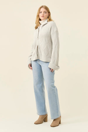 Isle Of Mine Sadie Zip Jumper Marle