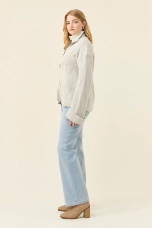 Isle Of Mine Sadie Zip Jumper Marle