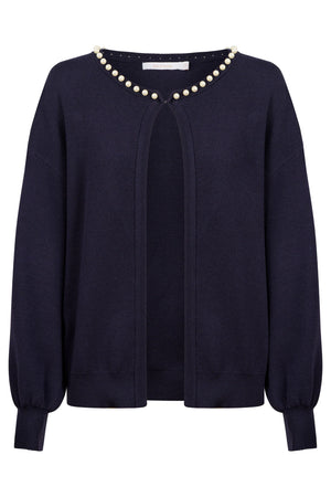 Isle Of Mine Nell Pearl Cardigan Navy