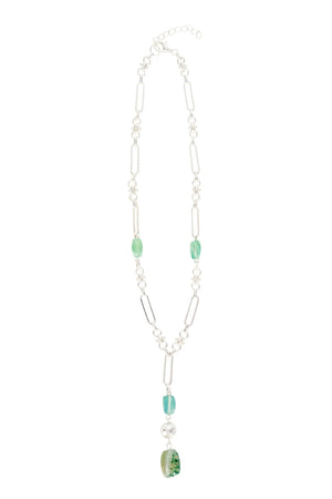Isle Of Mine Navi Drop Nevi Drop Necklace Silver