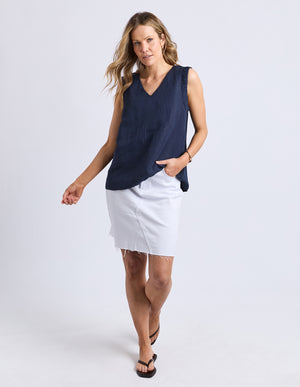 Foxwood Bermuda Top Navy