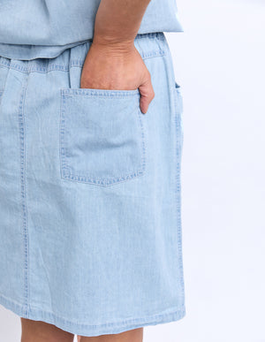 Foxwood Zetta Skirt Light Blue