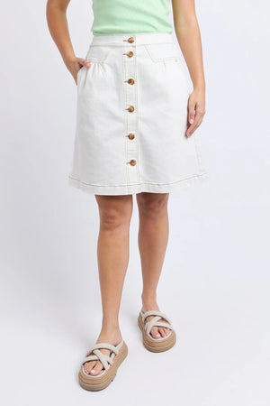 Foxwood Amanda Skirt White