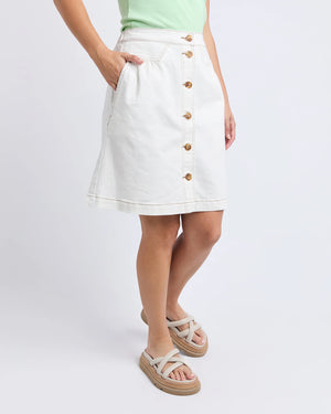 Foxwood Amanda Skirt White