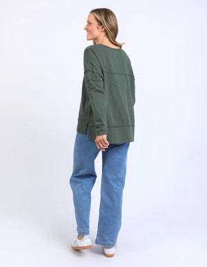 Foxwood Jayne Throw On Top Khaki