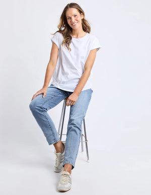 Foxwood Manly Tee White