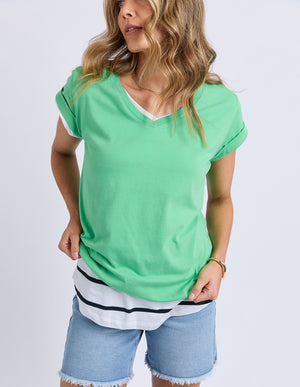 Foxwood Manly Vee Tee Irish Green