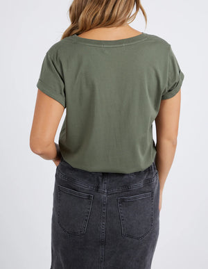 Foxwood Manly Vee Tee Khaki