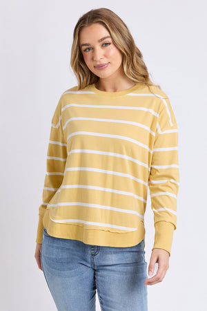 Foxwood Farrah Stripe Long Sleeve Butter