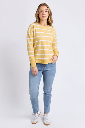Foxwood Farrah Stripe Long Sleeve Butter