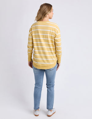 Foxwood Farrah Stripe Long Sleeve Butter