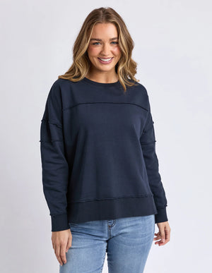 Foxwood Jayne Throw On Fleece Dark Sapphire