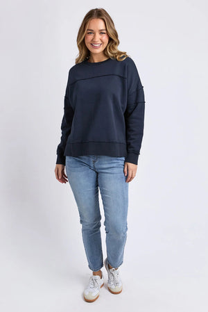 Foxwood Jayne Throw On Fleece Dark Sapphire