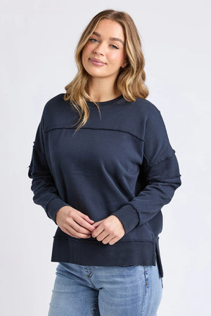 Foxwood Jayne Throw On Fleece Dark Sapphire