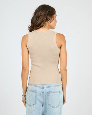 Silent Theory Marleigh Knit Tank Oat