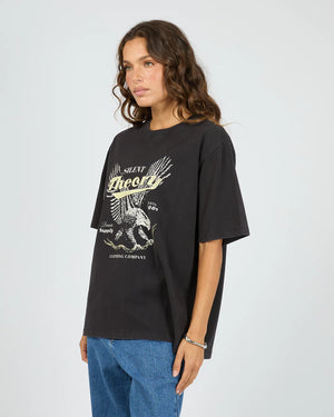 Silent Theory Dystopia Tee Washed Black