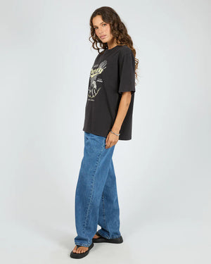 Silent Theory Dystopia Tee Washed Black