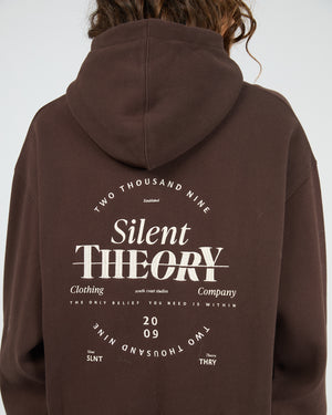 Silent Theory Dalia Hoodie Chocolate