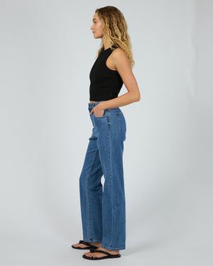 Silent Theory Pia Tank Black