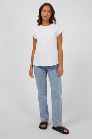 Silent Theory Lucy Turnback Tee White