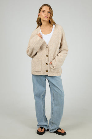 Silent Theory Willow Knit Cardigan Oat