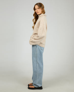 Silent Theory Willow Knit Jumper Oat