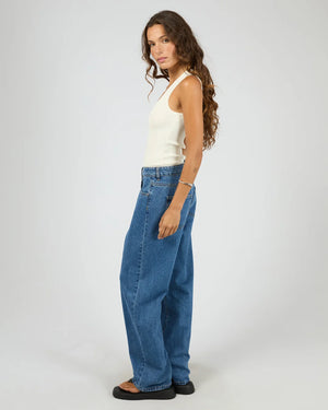 Silent Theory Ollie Scoop knit Tank White