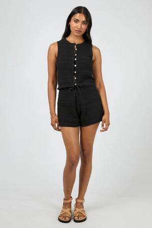 All About Eve Coen Knit Short Black