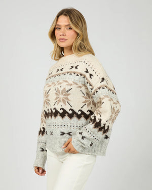 All About Eve Marina Knit Crew Multicoloured