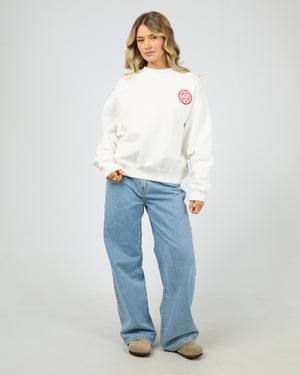 All About Eve Skipper Box Crew Vintage White