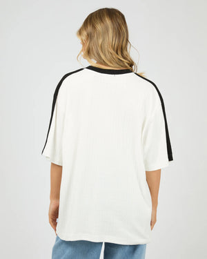 All About Eve Kings Oversized Tee White