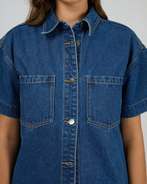 All About Eve Simi Denim Shirt Heritage Blue