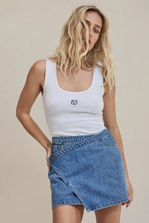 All About Eve Lenni Mini Skort Light Blue