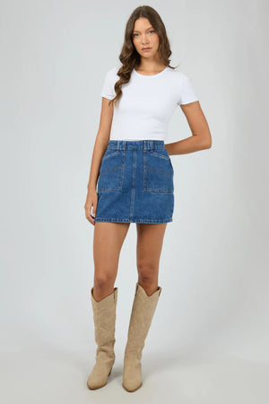 All About Eve Becca Skirt Heritage Blue