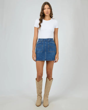 All About Eve Becca Skirt Heritage Blue