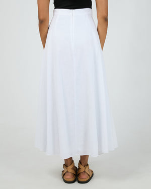 All About Eve Essential Maxi Skirt White
