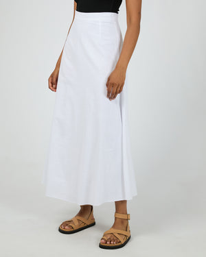 All About Eve Essential Maxi Skirt White