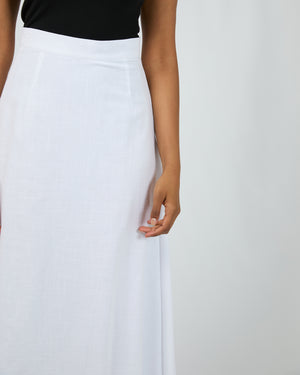 All About Eve Essential Maxi Skirt White