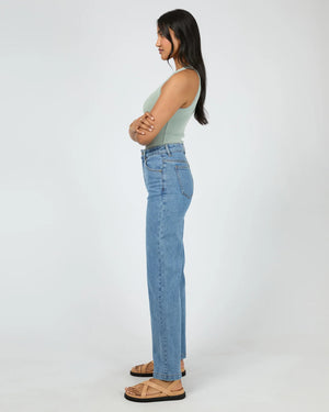 All About Eve Washed Rib Lace Tank Sage