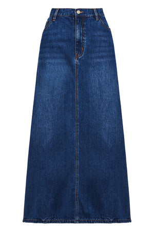 Haven Dalton Denim Skirt Indigo
