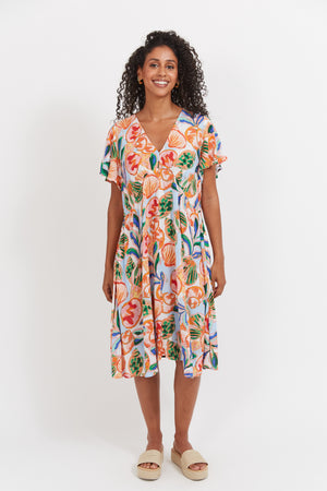 Haven Baja Dress Tide