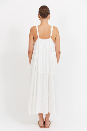 Haven Haiti Tank Maxi Dress White