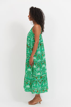 Haven Haiti Tank Maxi Dress Palms