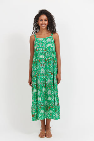 Haven Haiti Tank Maxi Dress Palms