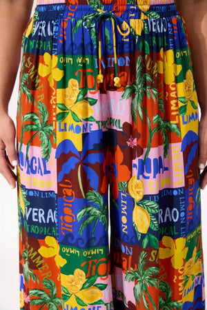 Haven Odyssey Palazzo Pant Tropical