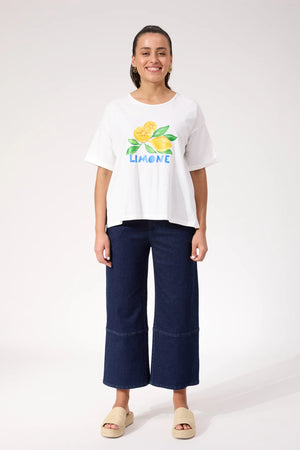 Haven Odyssey Tee White Limone
