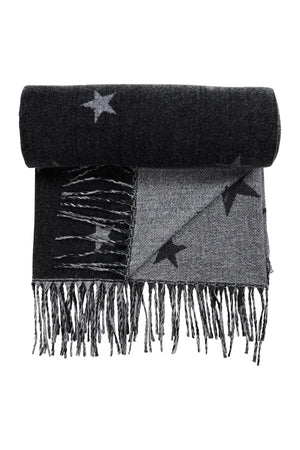 Haven Boston Star Scarf Charcoal